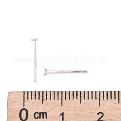 925 flache Ohrstecker aus Sterlingsilber&nbsp;STER-K167-045A-S