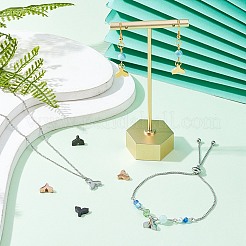 8 Stück 4 Farben 304 Edelstahl Charms Ionenplattierung (IP)&nbsp;STAS-UN0029-37
