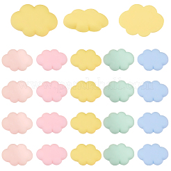 40 Stück opake Harz-Cabochons&nbsp;RESI-SC0006-57