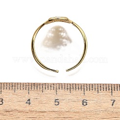 Manschettenringe aus Messing für Damen&nbsp;LS-RJEW-U051-03B-G
