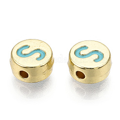 Legierung Emaille-Perlen&nbsp;ENAM-S122-029S-A-RS