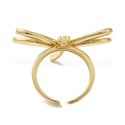 Anillos de puño de latón chapado en rack para mujer&nbsp;RJEW-G325-04D-G