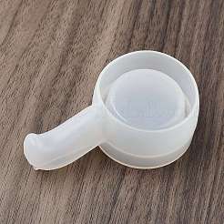 Flache runde DIY-Kerzenständer-Silikonformen mit Griff&nbsp;LS-SIMO-G010-02B