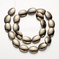 Electroplate non magnetici ematite sintetico fili di perline&nbsp;G-F300-09-06