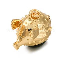 Ottone micro spianare pendenti zirconi&nbsp;KK-U058-24G