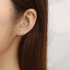 Boucles d'oreilles à tige en acier inoxydable 304 pour femmes&nbsp;VB4414-2