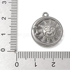 Pendentifs en acier inoxydable 304&nbsp;STAS-L277-02A-P