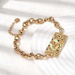 Bracciali da donna in acciaio inossidabile 304&nbsp;BJEW-K264-02A-G