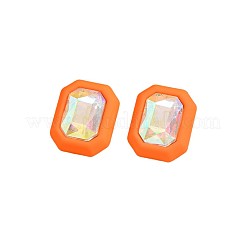 Orecchini a perno in acrilico con strass per donna&nbsp;WG67C78-02