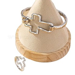 Set di bracciali e anelli con maglie incrociate in lega&nbsp;FS-WGF260B-01