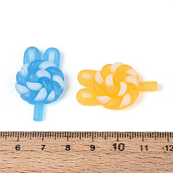 Cabujones de resina transparente luminosos y esmerilados&nbsp;RESI-T026-08M
