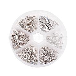 1 broches pinza de langosta de aleación de zinc y hierro caja de salto fornituras anillos de la joya&nbsp;PALLOY-X0004-B