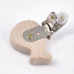 Clip porta ciuccio in legno di faggio&nbsp;WOOD-T015-07
