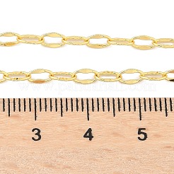 Halskette mit Büroklammerketten aus Messing für Frauen&nbsp;NJEW-P265-29G