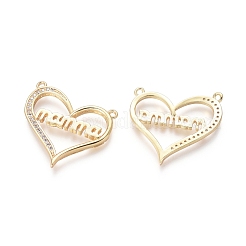 Pendentifs en laiton&nbsp;ZIRC-L087-001G
