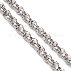 3 pieza de 3 estilos de acero inoxidable 304 con cadena rolo para hacer pulseras&nbsp;AJEW-JB01503