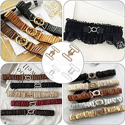 12 Stück Gürtelschnallen in 4 Stilen aus Legierung&nbsp;FIND-WR0009-69