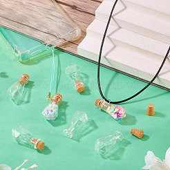 10 Stück Glasflaschen&nbsp;AJEW-TA0002-73