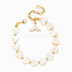 Braccialetti con perline di perle di conchiglia da donna&nbsp;BJEW-JB12424