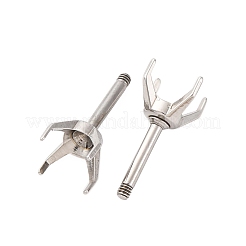 Accesorios para pendientes de acero inoxidable 304&nbsp;STAS-B091-02C-06P