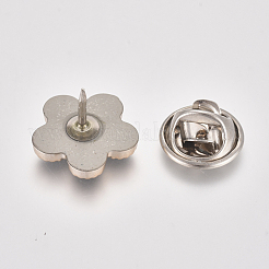 Sicherheitsbroschen aus Kunststoff&nbsp;JEWB-WH0009-23