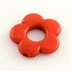 Opake Acrylblumenperlenrahmen&nbsp;SACR-Q099-M67