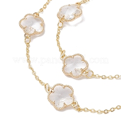 Sets aus Armbändern und Halsketten mit Glasblumengliedern&nbsp;SJEW-JS01293