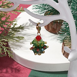 Weihnachtsbaum-Anhänger aus Glas&nbsp;HJEW-JM02046-01