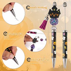 Penne con perline in plastica ABS per Halloween&nbsp;DIY-TA0014-53