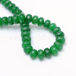 Chapelets de perle en jade blanc naturel&nbsp;G-R343-2x4-12