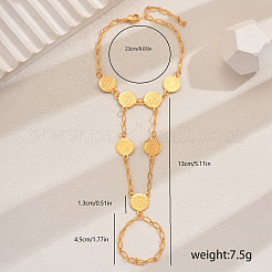 Elegante Fingerring-Armbänder aus Messing im orientalischen Stil für Frauen&nbsp;MD7031