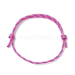 Bracelets réglables en cordon polyester et spandex pour hommes et femmes&nbsp;BJEW-JB12092-02