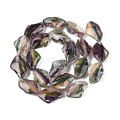 Chapelets de perles vernissées manuelles&nbsp;LA-N046-02C