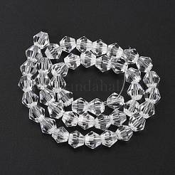 Nachahmung österreichischer Kristall 5301 Doppelkegelperlen&nbsp;GLAA-S026-6mm-07