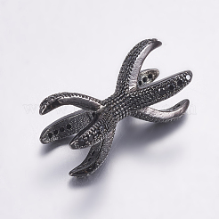 Perline zirconi micro pave  in ottone&nbsp;ZIRC-G125-46B