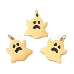 Dijes de acero inoxidable 304 con baño de iones (IP) para Halloween&nbsp;STAS-D066-02G