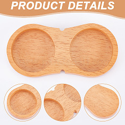 Pfeffermühlenhalter aus Holz&nbsp;AJEW-WH0479-43