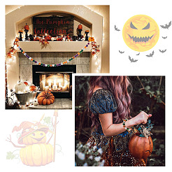 DIY-Kits zum Basteln von Halloween-Holzornamenten&nbsp;DIY-CD0001-42