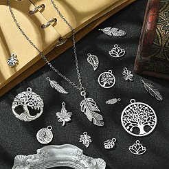 60 pièces 15 styles breloques en alliage de style tibétain&nbsp;FIND-YW0005-01