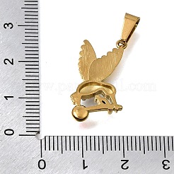 Colgantes de rhinestone de acero inoxidable 304&nbsp;SA-CBA7062-10G-03