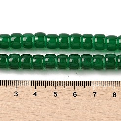 Perles de verre plaquées au four&nbsp;GLAA-H036-01A