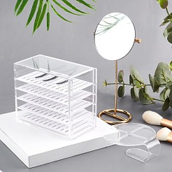 Rechteckige fünfschichtige Aufbewahrungsbox für Wimpern aus Acryl&nbsp;MRMJ-OC0001-95