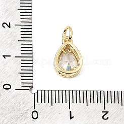 Ottone micro spianare pendenti zirconi&nbsp;CU-CBA7D5E-02A-G