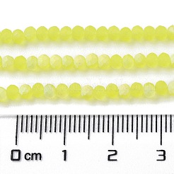 Fili di perline giada di vetro imitato&nbsp;EGLA-YW0003-19A-25