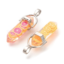 Anhänger aus Epoxidharz mit Obstmotiv&nbsp;RESI-L045-02P