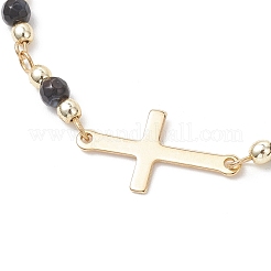 Braccialetti a maglie incrociate minuscole in acciaio inossidabile 304&nbsp;BJEW-JB13244-03