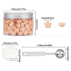 Kit di particelle di ceralacca per timbro con sigillo retrò&nbsp;DIY-CP0003-54T