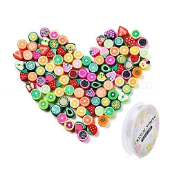 100pcs handgemachte Polymerton-Fruchtthemaperlen&nbsp;DIY-YW0002-40