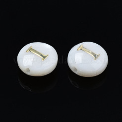 Cuentas de concha naturales de agua dulce&nbsp;SHEL-S278-036I