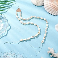 Décorations pendentif en coquillage cauri naturel&nbsp;HJEW-JM03040
